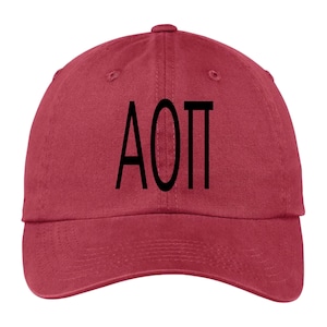 Alpha Omicron Pi Ball Cap
