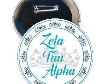 Zeta Tau Alpha Sorority Buttons - GROUP A