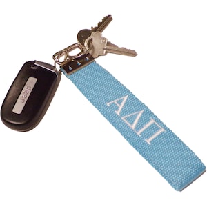 Alpha Delta Pi Embroidered Key Fob