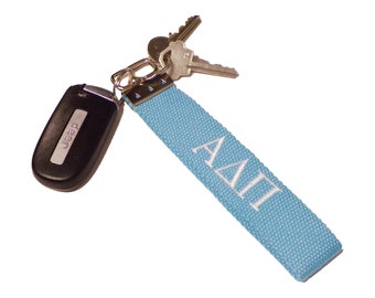 Alpha Delta Pi Embroidered Key Fob
