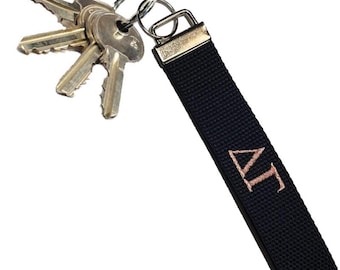 Delta Gamma Embroidered Key Fob