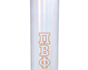 Pi Beta Phi Stainless Skinny Tumbler