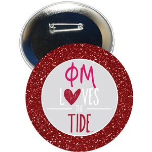 Phi Mu Alabama GAME DAY Button #402