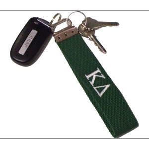 Kappa Delta Embroidered Key Fob