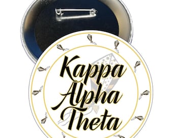 Kappa Alpha Theta Sorority Buttons - GROUP A