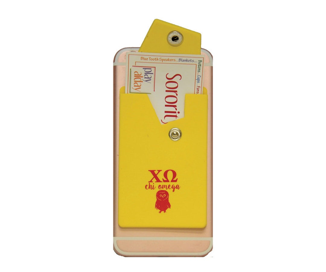 Chi Omega Cell Phone Pocket - Red