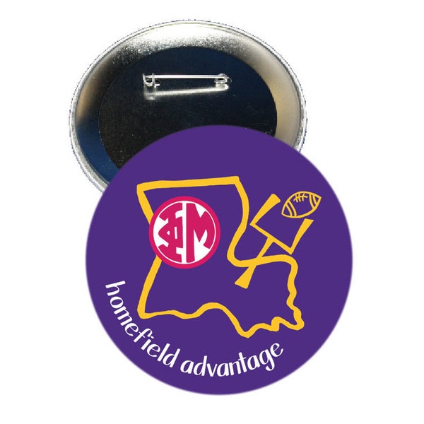 Phi Mu LSU Homefield Advantage Gameday Button