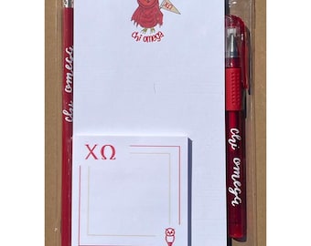 Chi Omega Notepads