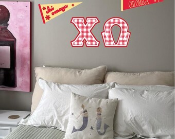 Chi Omega Removable Vinyl Wall Decals