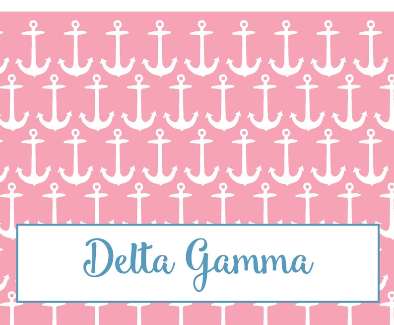 Delta Gamma Bid Day Fan