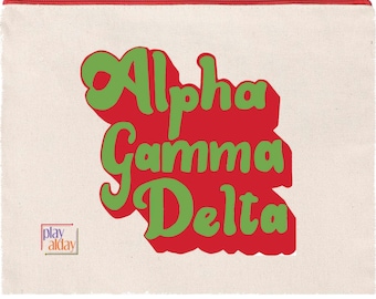 Alpha Gamma Delta Cosmetic Bag