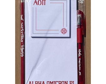 Alpha Omicron Pi Notepads