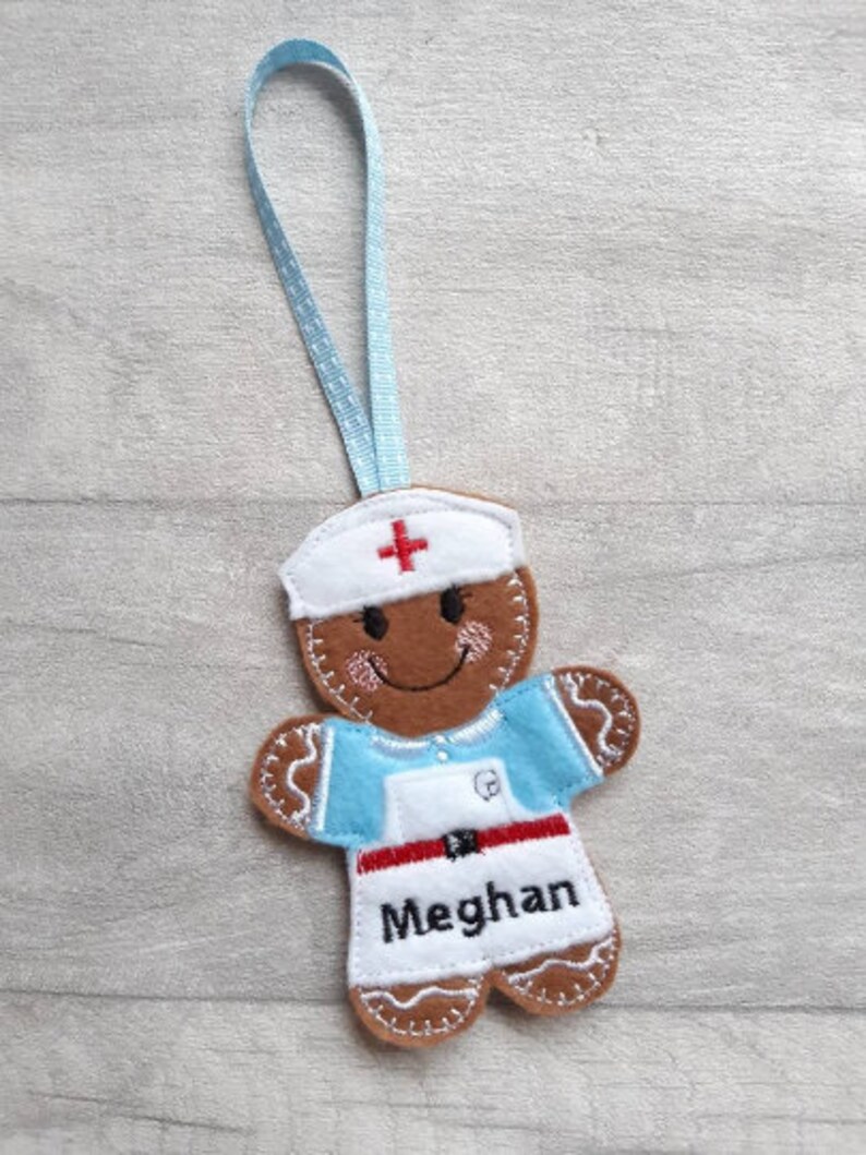Xray gingerbread man. Radiographer gift. Osteologist gift. Etsy