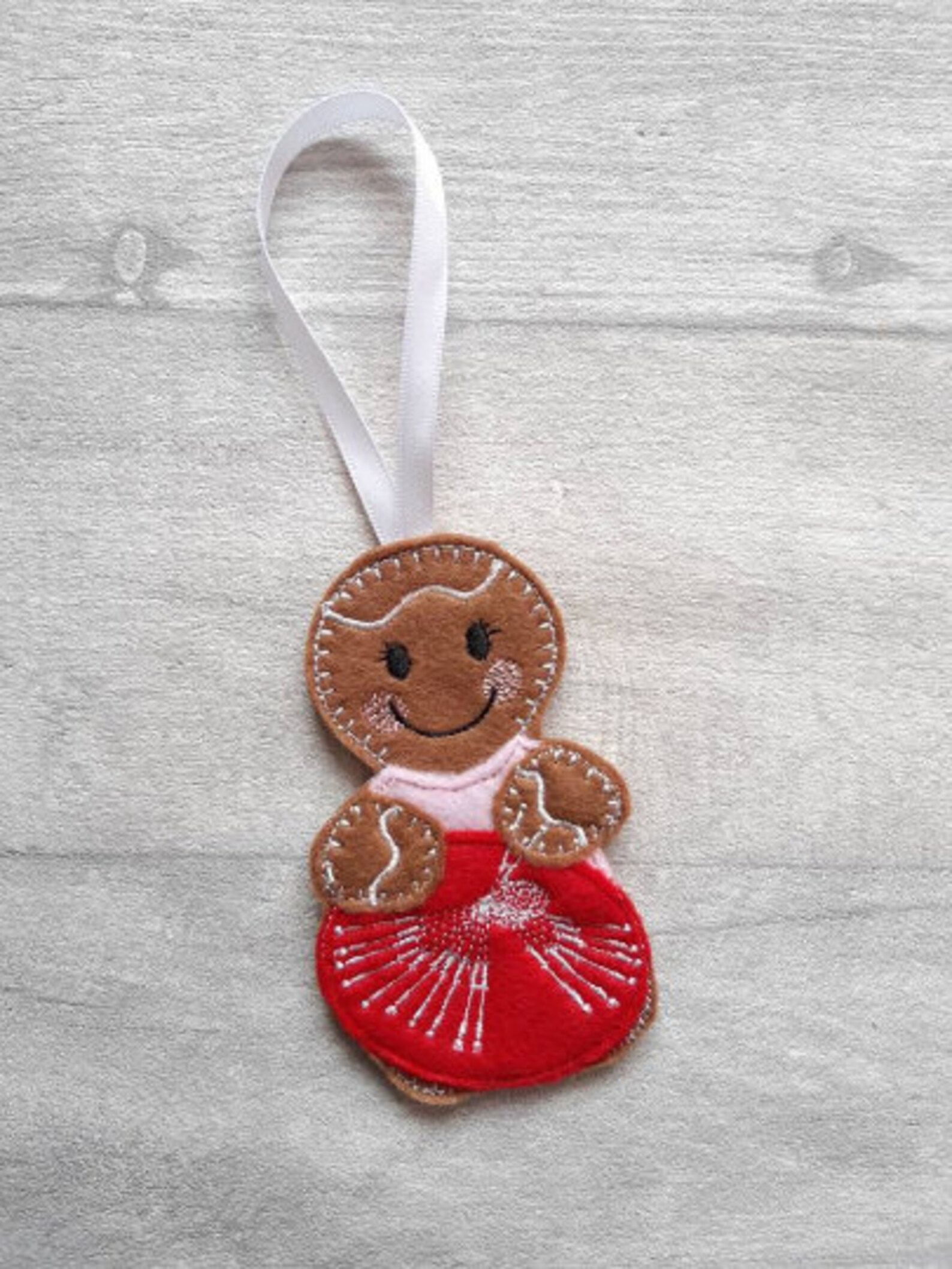 Quilter Felt Gingerbread. Quilter Christmas Decoration. - Etsy