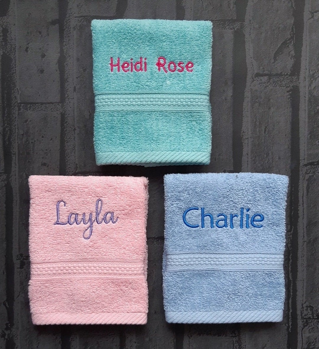 Personalised Towel. Personalised Hand Towel. Childrens Towel. Towel