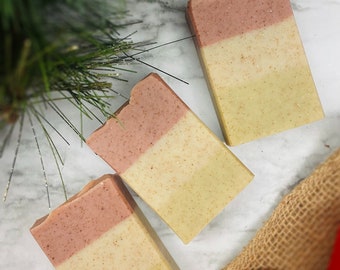 Country Christmas Goat Milk Soap | Handmade Soap | Unique Gift | All Natural