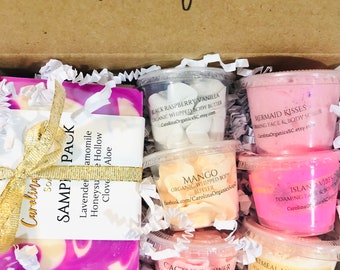 Pack d'échantillons de soins de la peau de luxe : DIX parfums différents, cadeau fait main