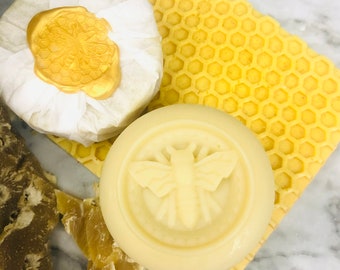 Organic Lotion Bar for Working Hands; Beeswax Lotion, Mens gift, Clean Beauty
