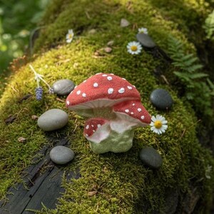 Mushroom bath bomb, mushroom gift, Cottagecore, Goblincore, rainbow inside image 3