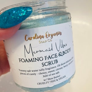 Mini Foaming Face Scrub Organic Body Scrub Mini Face Scrub Clean Beauty image 6