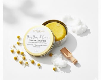 Handmade Solid Itchy Scalp Shampoo Bar: Eco Friendly, Zero Waste, Clean Beauty