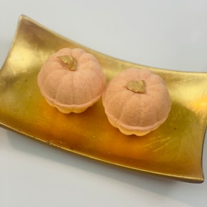 Pumpkin Bath Bomb | Fall Bath Bomb | White Pumpkin Decor