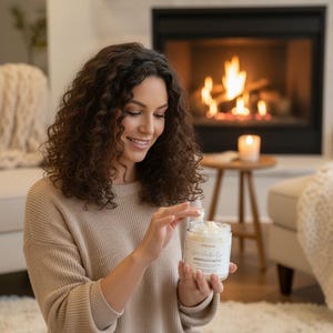 Deep Moisture Whipped Body Butter: Shea, Cocoa, Mango Butters, 70 Scents Available, Glowing Skin image 3