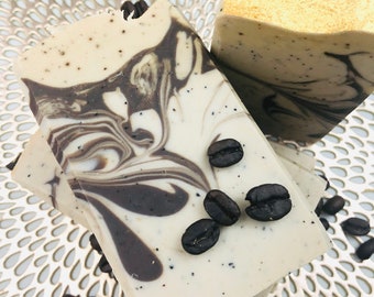 Coffee Addict Handmade Soap | Exfoliating Soap | Coffee Soap | Goat Milk Soap