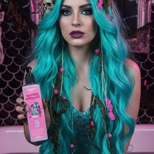 不気味な人魚ボディローション：ハロウィンギフト、マーメイドコア、海をテーマにしたバスルーム、ブーバスケット 画像 3