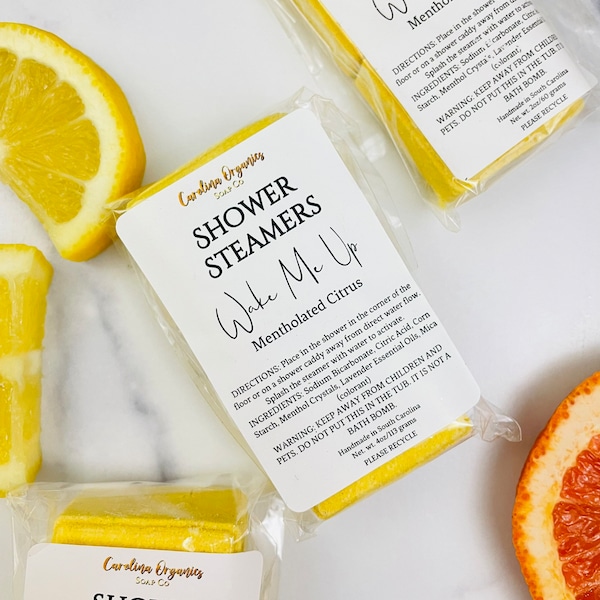 Shower Steamer Label Template Etsy