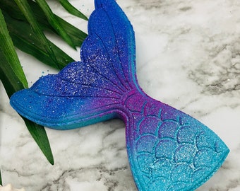 Mermaid Vibes Bath Bomb | Vegan Bath Bomb | Mermaid Party Favor | Mermaid Decor