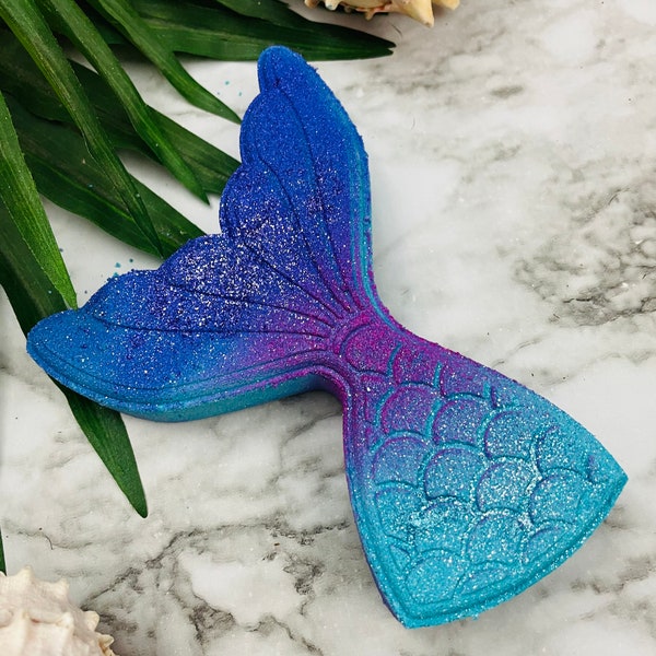 Mermaid Vibes Bath Bomb | Vegan Bath Bomb | Mermaid Party Favor | Mermaid Decor