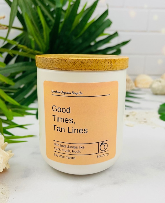 Hot Girl Summer Beach Candle, Good Times Tan Lines