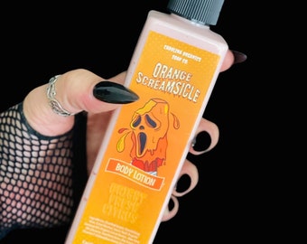 Orange Screamcicle Lotion, Halloween Gift