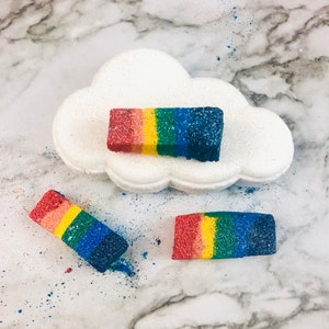 Cloud Bath Bomb | Over the Rainbow Bath Bomb | Long Lasting Bath Bomb