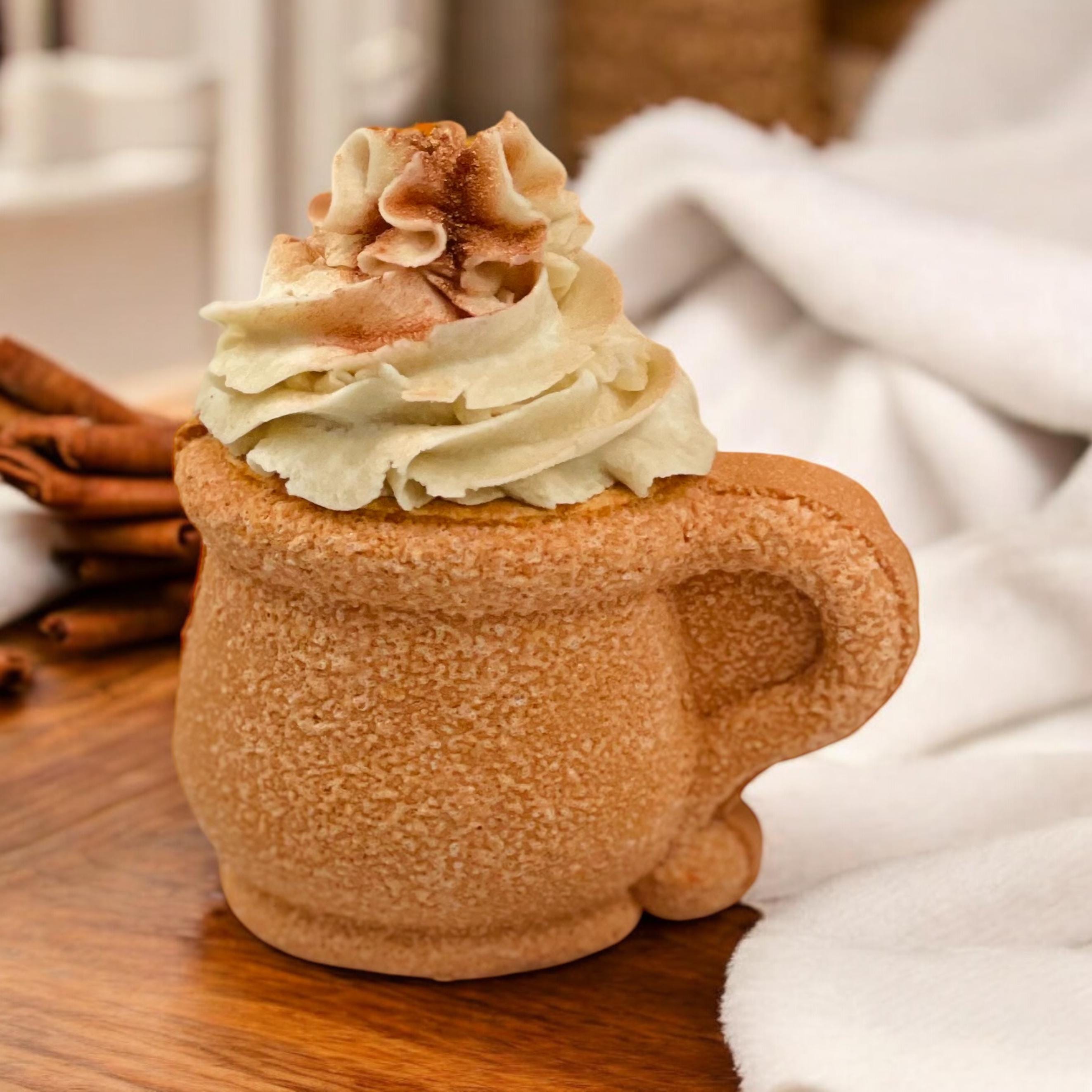 Pumpkin Spice Latte Bath bomb, Fall Birthday Gift, Bubble Frosting