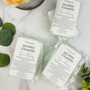Shower Steamers | Menthol Shower Steamer | Aromatherapy | Spa Experience