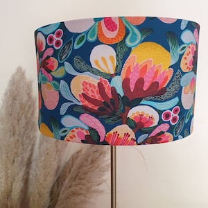 Vibrant Australian Flowers Lampshade -  Custom made choose your size!