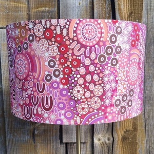 Holly Sanders Women on Country Lampshade.  Indigenous Aboriginal Australian. Table Lamp Ceiling Lamp Light Shade Floor Lighting