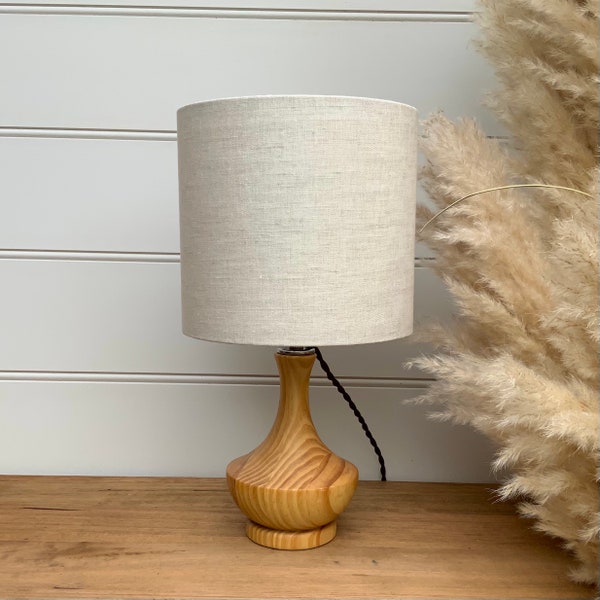 Bone Neutral Linen Lampshade  - Drum, Taper, Cone, Candle Shades, various shapes sizes! Table Lamp Ceiling Lamp Light Shade Floor Lighting