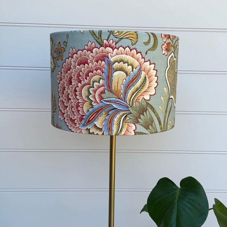 Colourful Hamptons Lampshade Custom Made Choose Your Size Sweden Colourful Hamptons Lampshade Custom, How To Choose A Lamp Shade Size