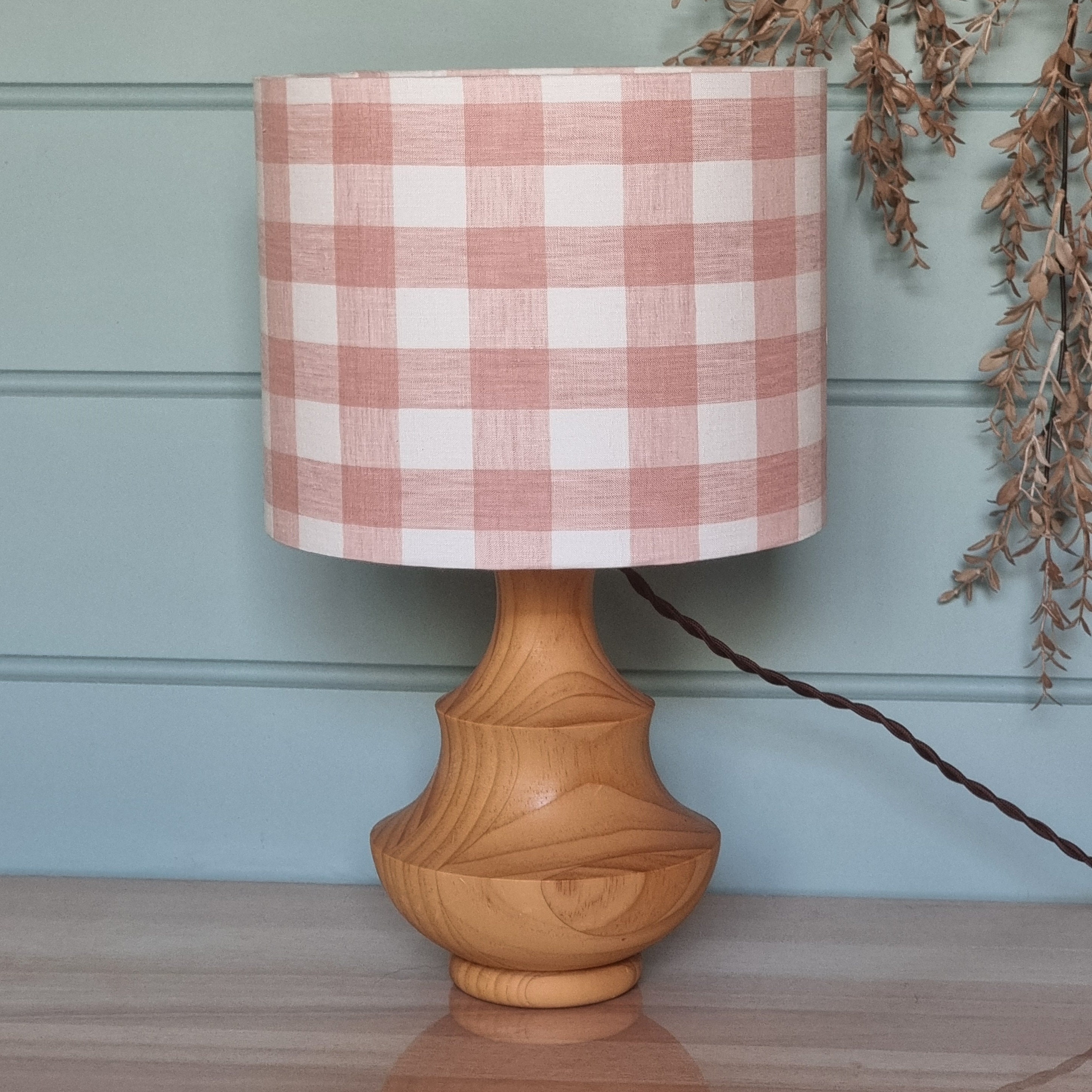 Blush pink lampshade 2024 for table lamp