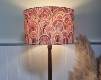 Holly Sanders Sandhills Lampshade. Custom Made -  Indigenous Aboriginal Australian. Table Lamp Ceiling Lamp Light Shade Floor Lighting