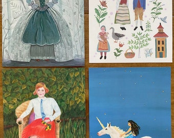 Folk and Fairytales - Set of 4 Postcards