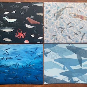 Ocean Dreams - Set of 4 Postcards