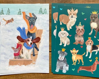 Dog Lover - Set of 4 Postcards