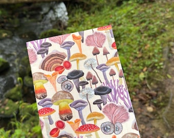 Paddenstoelen: gelinieerd A5-schrift van 60 pagina's