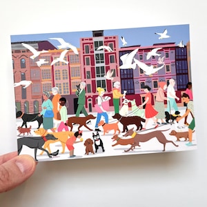 Dog Walker - Cartolina