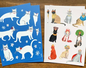 Cat Lover - Set of 4 Postcards