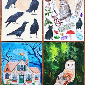 Witchcraft - Set mit 4 Postkarten